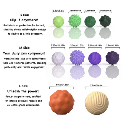 Magnetic Balls Fidget Toy EDC Anti Stress Relief Toy Antistress Anxiety Sensory Magnet Fidgeting for Adult Kids Autism ADHD Gift