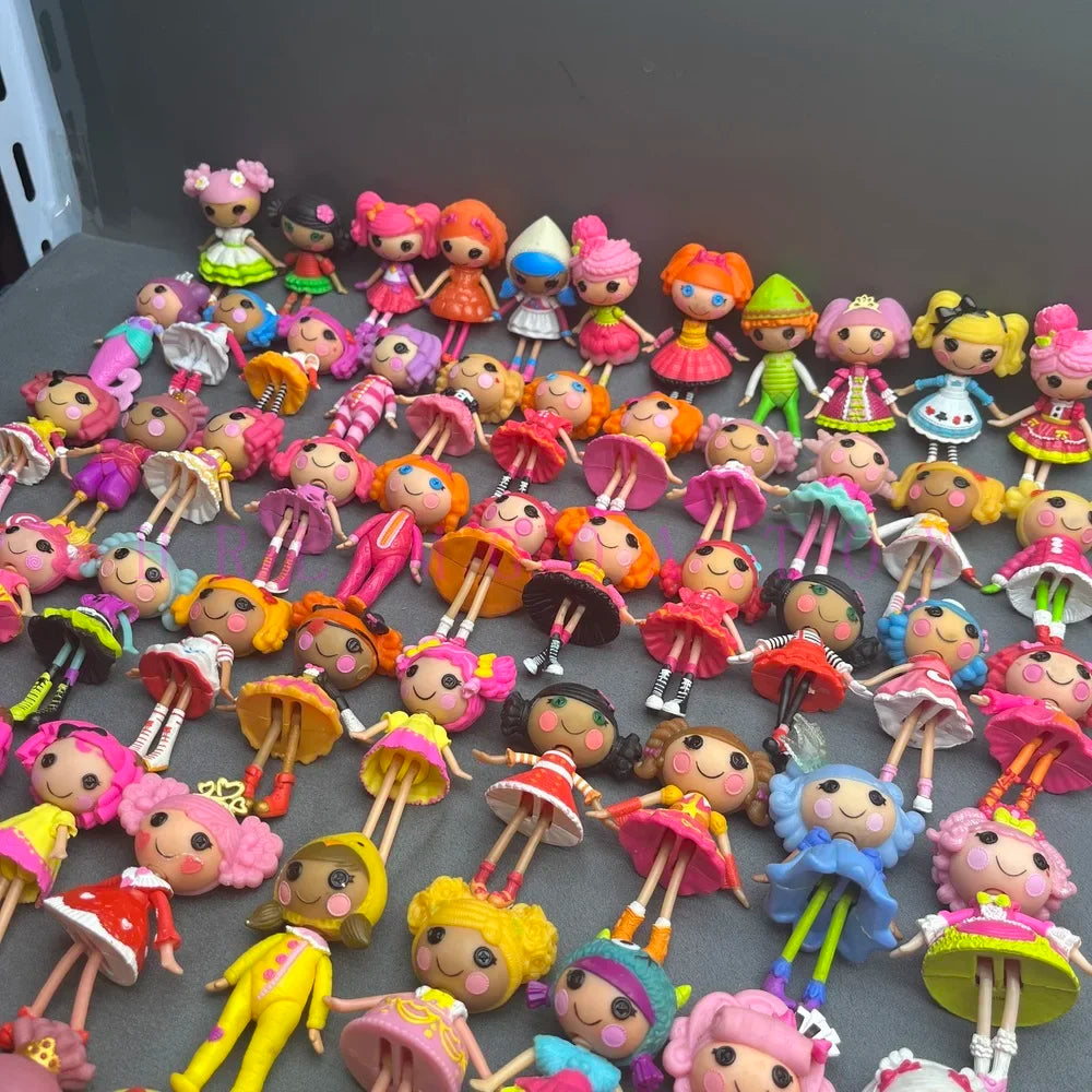 Original 8-10cm Can Choose Lalaloopsy Little Sister and Pet Dolls PVC Girls' Holiday Gift Collection Pvc Toys
