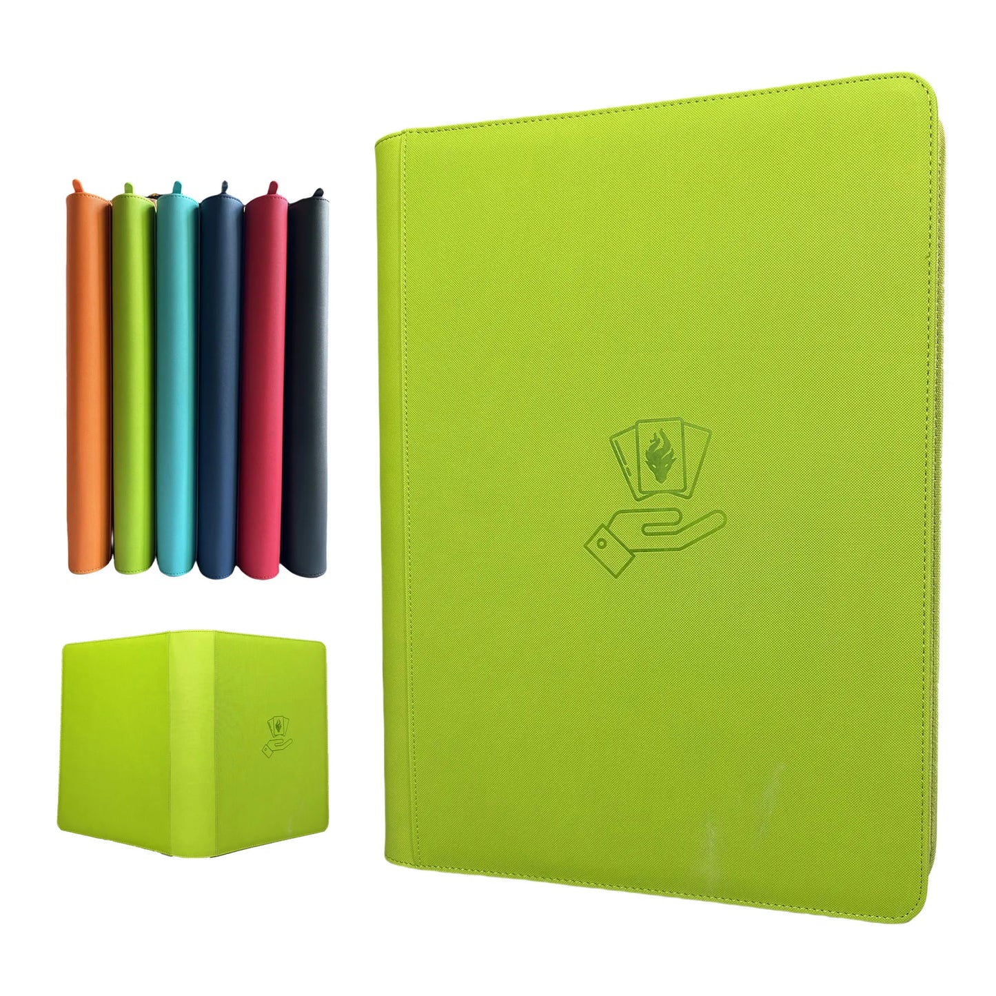 16 Pocket Card Binder, 1000+ Trading Card Album Folder, Side Loading Ringless Card Collection Binder for TCG,Game,Sports