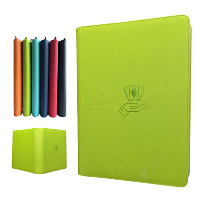 16 Pocket Card Binder, 1000+ Trading Card Album Folder, Side Loading Ringless Card Collection Binder for TCG,Game,Sports