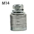 M10 M14 Angle Grinder To Grooving Machine Adapter 100/125 Type Angle Grinder Polisher Interface Converter Power Tools Adapter