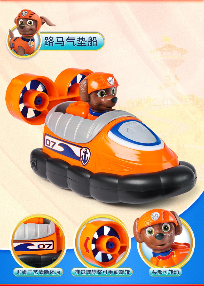 Original Paw Patrol 10kinds Figures Ryder Tracker Everest Chase Rex Skye Rocky Marshall Zuma Action Figure Birthday Gift Toy