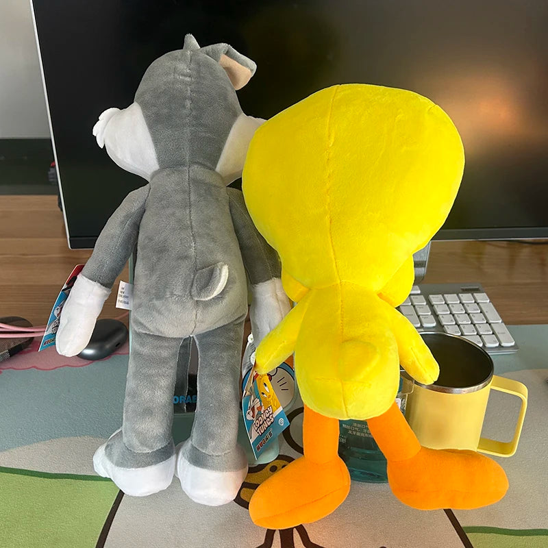Big Looney Tunes Bugs Bunny Plush Toy Tweety Bird Bunny Anime Cartoon Movie Plushies Stuffed Doll Toys Gift