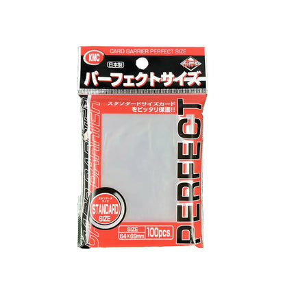 64x89mm 100PCS Transparent KMC Card Sleeves Trading Card Sleeve Barrier Board Game Cards Outer Protector for MTG/YGO