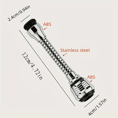 1 faucet nozzle 360 degree rotating filter extension tube dual-mode faucet nozzle universal kitchen accessory