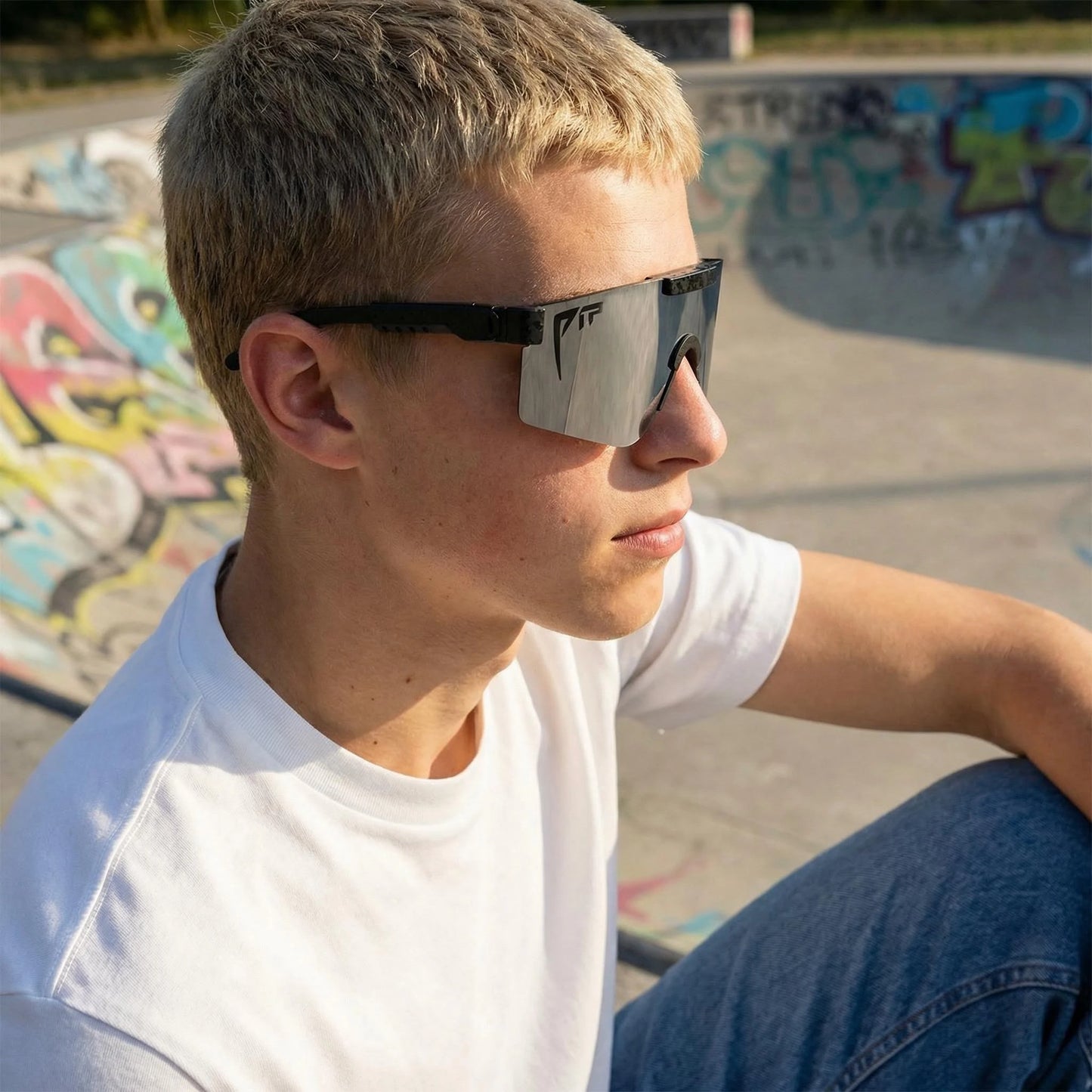 Stylish Windproof Sunglasses Men Women Anti-Dust Colorful Goggles for Cycling Hiking Running Outdoor Sports
