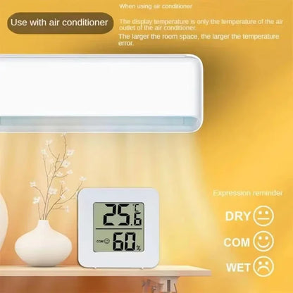 Indoor Mini Temperature and Humidity Meter, Bedroom Temperature Meter, Portable Electronic Digital Display, Humidity and Tempera