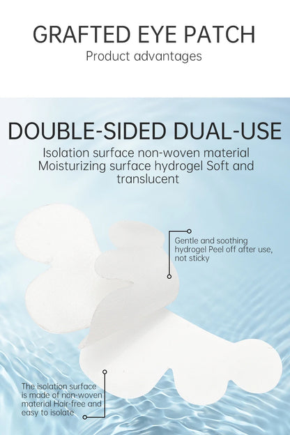 50 Pairs Grafting False Lashes Cloud Shape Paper Eye Gel Patches Under Eye Pads Tips Eyelash Extension  Makeup Tools