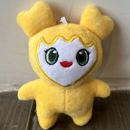 9pcs Plush Korean Super Star Plush Toy Cartoon Animal TWICE Momo Doll Keychain Pendant Keybuckle PlushToy for Fans ONCE Girls
