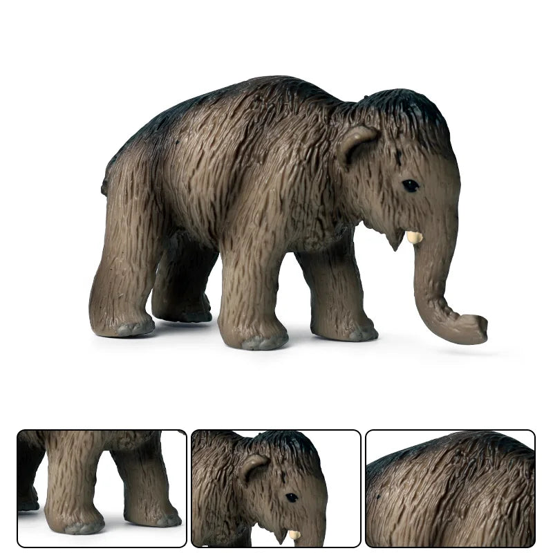 Oenux African Wild Animals Elephant Model Simulation Big Mammoth Action Figures Figurine PVC Educational Toy For Kids Gift