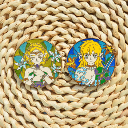 The Legend of Zelda Enamel Pins Anime Zelda Manga Brooches for Women Men Lapel Pins Badges on Backpack Clothes Accessories Gifts