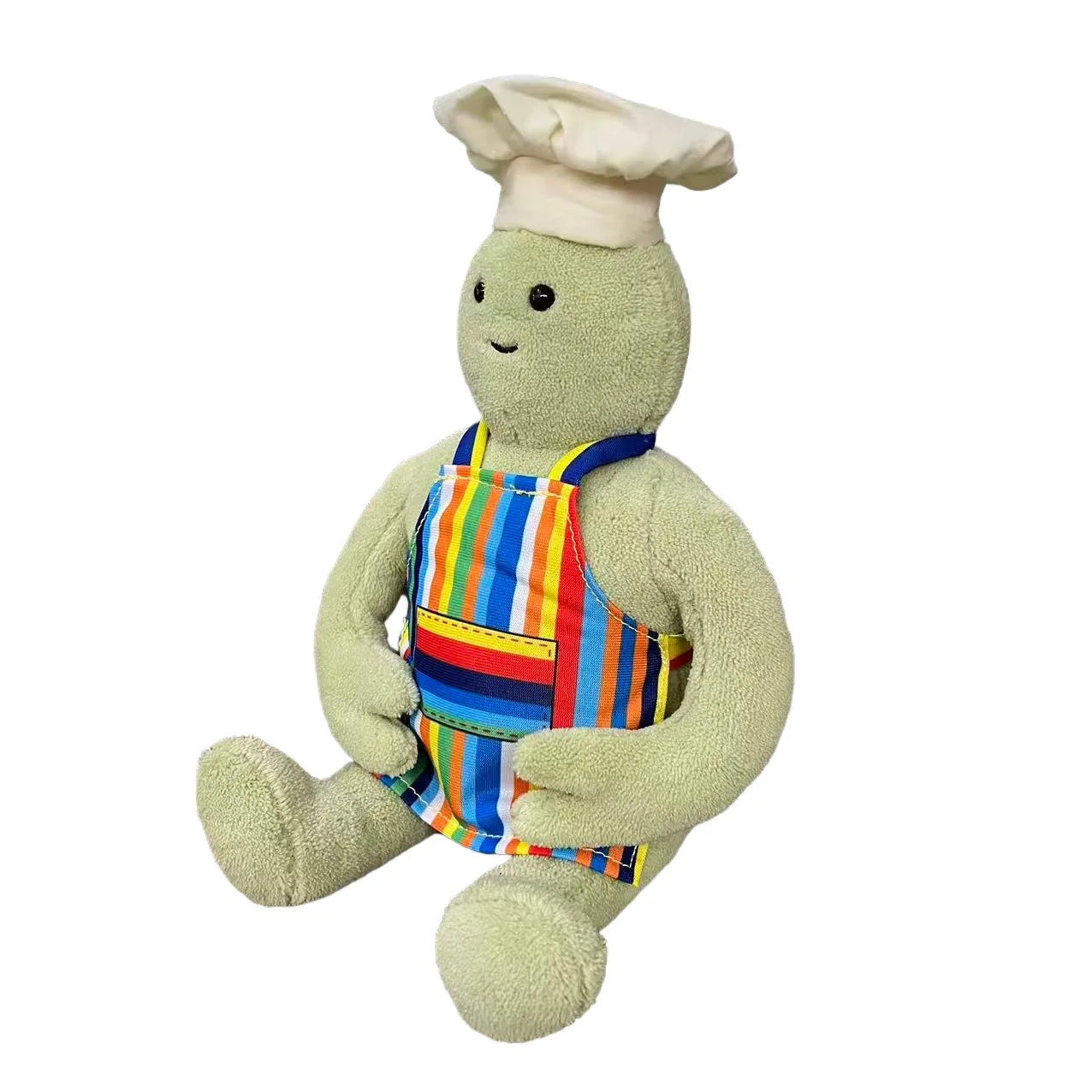 Anime Tiny Chef Show Plush Toy Cartoon Animation Suffed Doll Wearing Apron Collection Plushie Toy Kid Birthday Christmas Gifts