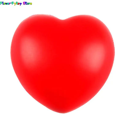 Stress Pressure Relief Relax Novelty Fun Gifts Vent Gag Toy Funny Squeeze Heart Shaped Ball Soft Foam Anti Stress Ball Toys 1Pcs