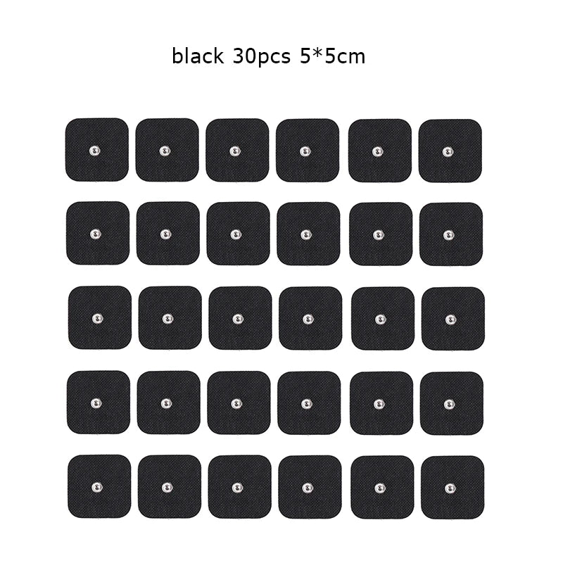 5*5cm Electrode Pads Tens Machine Reusable EMS Acupuncture Body Muscle Massager Accessories Adhesive Patch