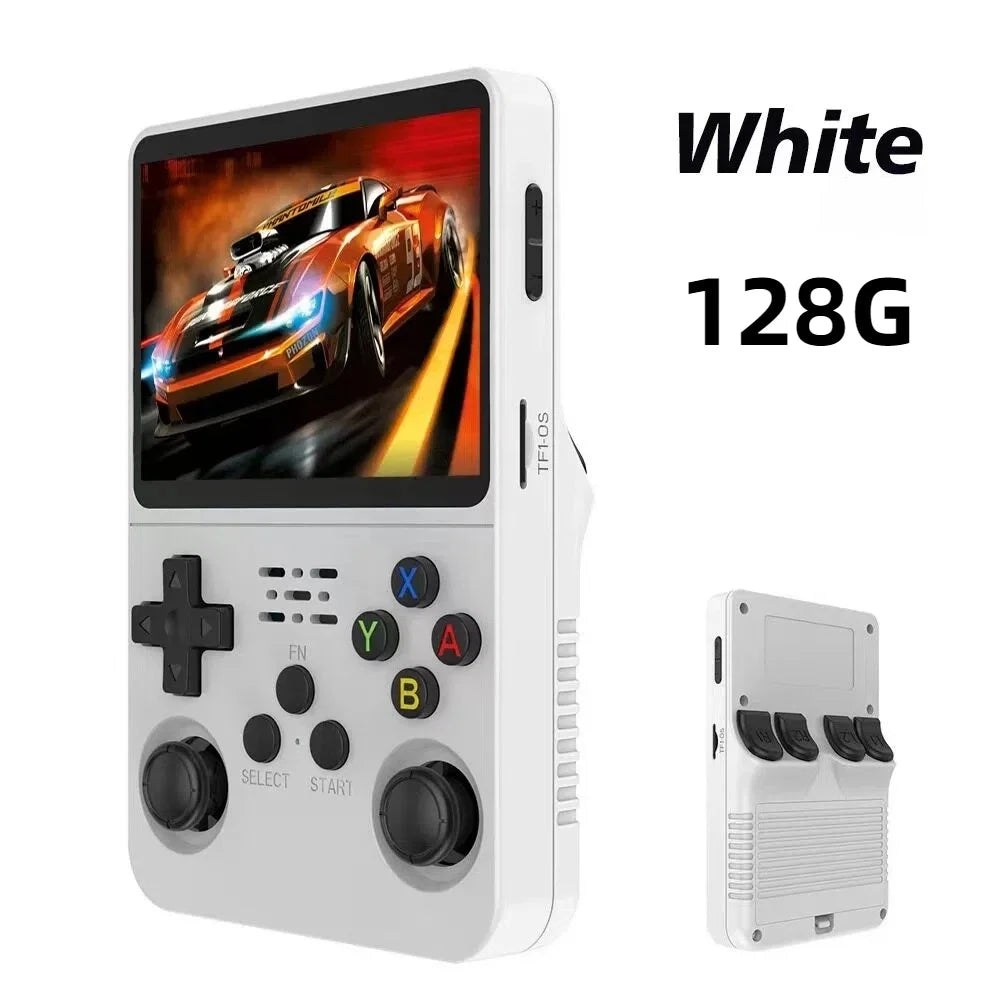 R36S Retro Handheld Video Game Console Linux System 3.5 Inch IPS Screen Portable Pocket Video Player R35S 128GB Games