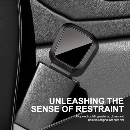 1/2PCS Car Seat Belt Clip Extender Safety Seatbelt Lock Buckle Plug Thick Insert Socket Extender Safety Buckle For Tesla Porsche