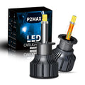 Copper Pillar 6 Sides 360 LED Headlight Bulbs H1 H7 H8 H11 9005 HB3 9006 HB4 9012 HIR2 6000K Super White For Car Headlight Light