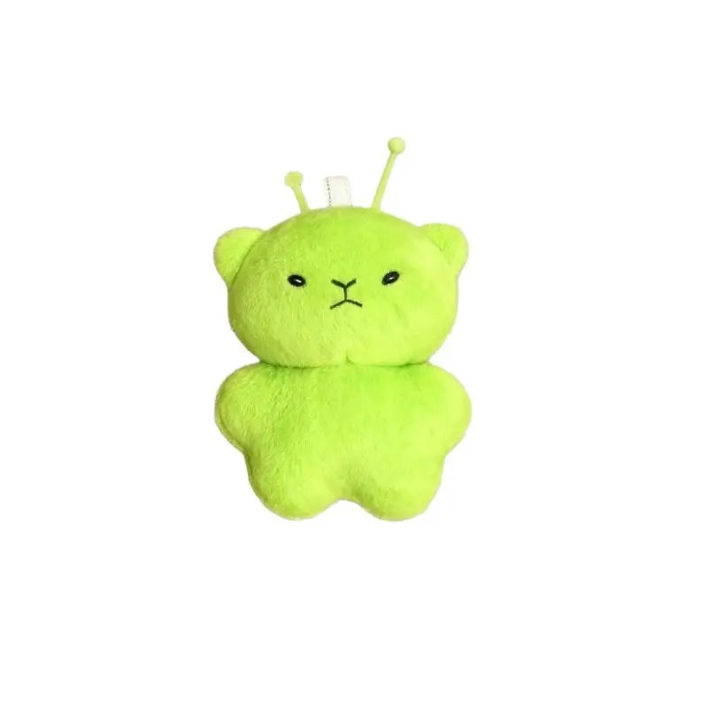 Alien Cat Plush Toy Cartoon Stuffed Animal Keychain Accessories Creative Ugly Cute Backpacks Pendant Party Gift