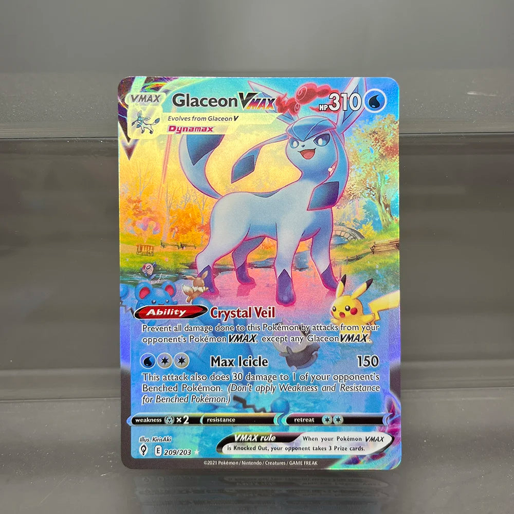 PKM Proxy Cards Classic Mew Vmax Charizard Vstar Cards Collection PTCG Celebi V Fusion Strike Foil Card