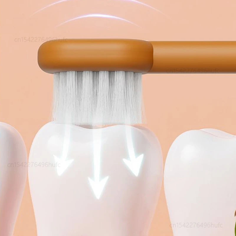 Brainrot Tung Sahur Kids Toothbrush Cartoon Funny Tun Tung Sahur Figures Teeth Brush Protable Travel Toothbrush for Children