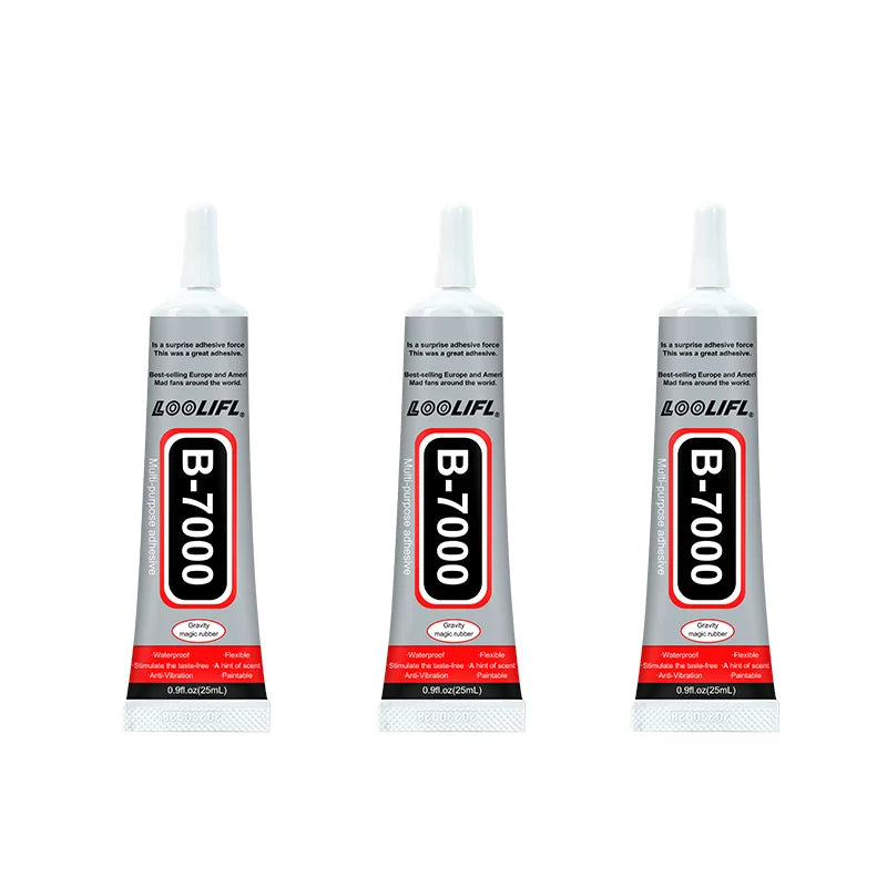 B7000 Glue Multi Purpose Adhesive Strong Clear Glue For Phone Screen Repair Jewelry Making DIY Crafts Metal Glass Plastic Wood