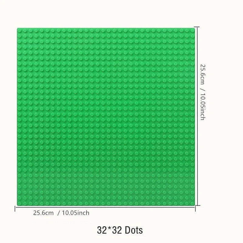 32x32x16x16 Dots Classic Base Plates MOC DIY Plastic Bricks Baseplates City Dimensions Building Blocks Figures Construction Toys