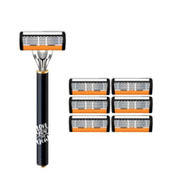 1 handle 6blades