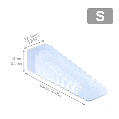 Door Stops Rubber Door Stopper Silicone Anti-collision Safety Door Stoppers Door Joints For Household Hardware Tools