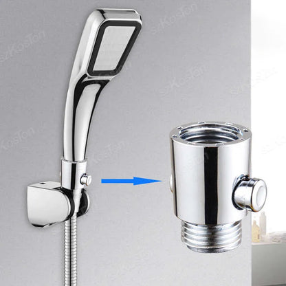 Shower Head Control Switch Shut Off Stop Valve Handheld Shower Head Bidet Sprayer Pipe Water Saving Valve Bathroom Accessories