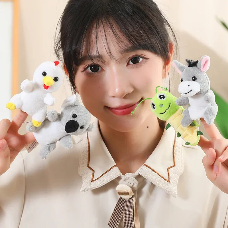 36 Styles Animal Finger Puppet Plush Toy Role Play Tell Story Cloth Doll Baby Educational Toys Children Kids Great Birthday Gift