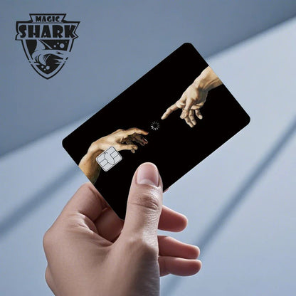Magic Shark Kawaii Anime Tape Pig Dreamy Sticker Film Skin Cover for Debit Credit Bank Card Small Large Chip