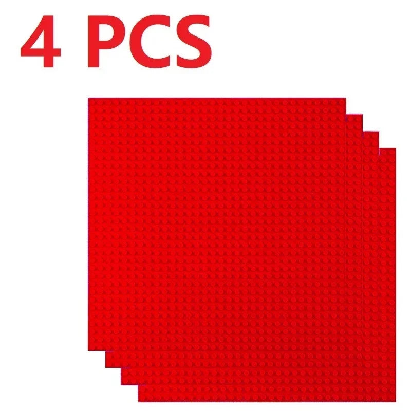 4PCS Classic Baseplates 32x32 16X32 Dots Building Blocks Bricks Base Plates DIY Plastic Board Blocks MOC City Construction Toys