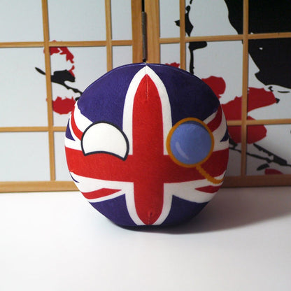 10cm Cute Countryball Polandball Plush Stuffed Dolls Anime Short  Toys Mini Pillow Bag Key Ring Pendant Cosplay Gifts