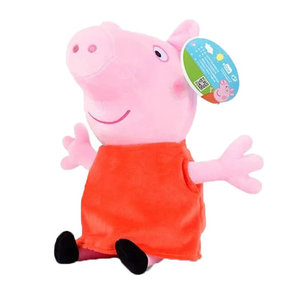 Genuine Peppa Pig Plush Pig Kids Toys 19CM Pet Dinosaur Teddy Bear Soft Stuffed Anime Figure Doll Children's Birthday Gifts