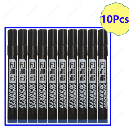 1-100Pcs Waterproof Oil-based Marker Pen Quick Dry Black Blue Red Ink Permanent for Metal Glass Stationery Art School Supply