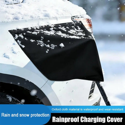 EV Charger Port Cover Rainproof Magnetic Charging Port Cover Snow Rain Sun Protection for Electric Cars Outdoor Waterproof