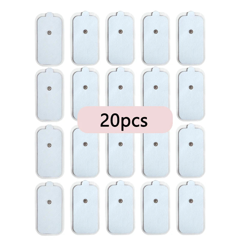 10/20/30pcs 5x10cm Self-adhesion EMS Gel Electrode Pads for TENS Acupunctu Unit Slimming Electric Body Massager