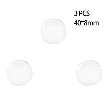 Door Knob Wall Shield Clear Soft Rubber Door Stopper Door Handle Bumper Mute Stickers Wall Protector Muffler Pad Protective Plug