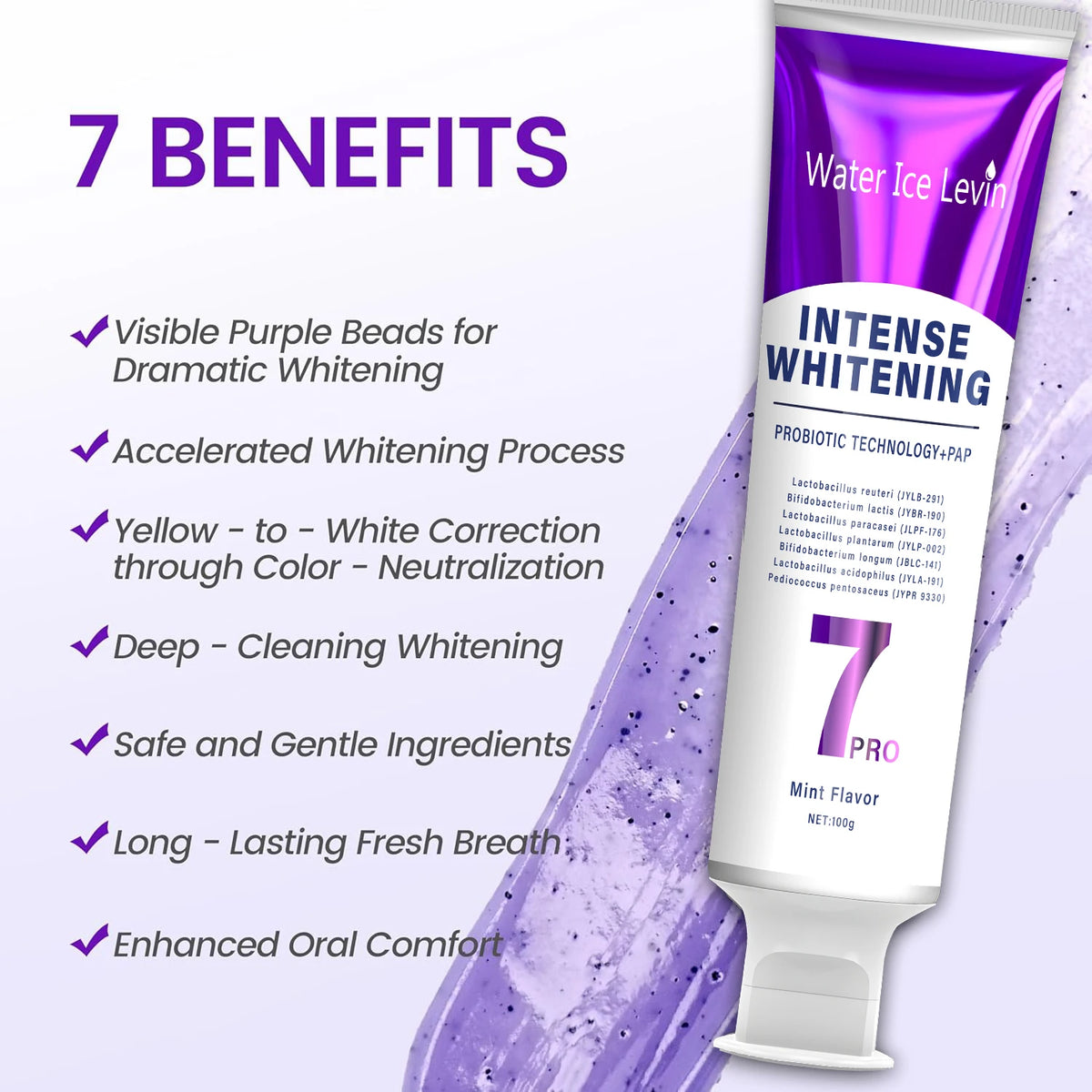 Probiotic Super Whitening Toothpaste - Deep Cleaning, Fresh Breath, Oral Care Set