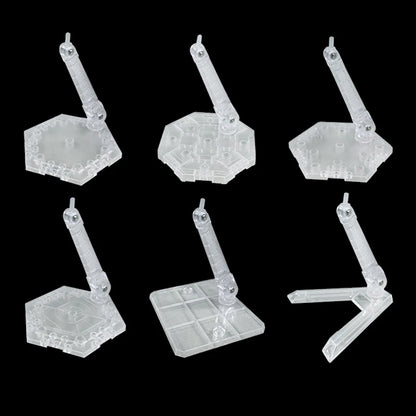 Innovative And Practical Handmade Doll DIY Holder Action Figure Model Base Display Stand Black Bracket For 1/144 HG RG