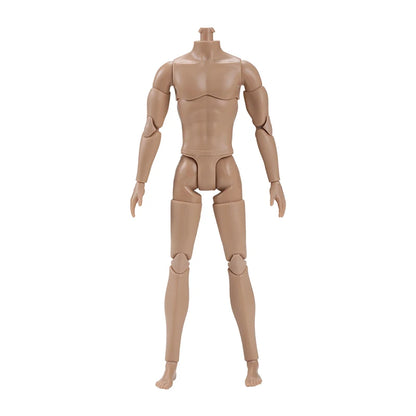 30CM Beige Coffee 1/6 Male Yoga Doll Body DIY Dressing Doll Figure Parts Accessories for Collectible Toys