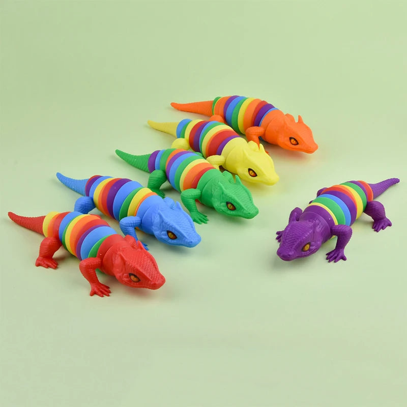 2025 New Fidget Slug Toy for children  3D Colorful Sensory Slug Relieves Fun Decompression Toy Creative Twist Fox/Ant/Fidget Toy