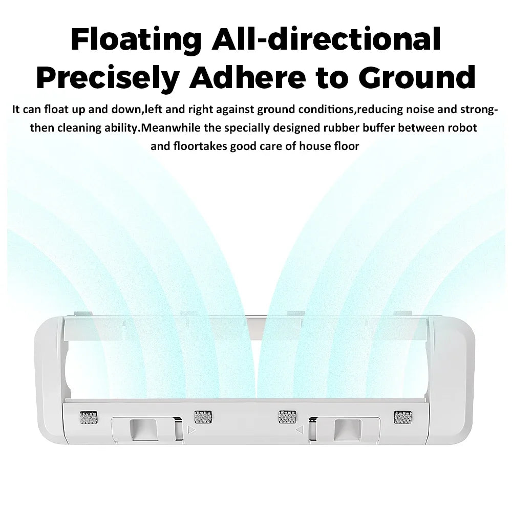 Main Rolling Brush Cover For Dreame X40 X40 Pro X40Ultra D20 Ultra S30 X30 X30 Ultra X30Pro Robot Vacuum Rubber Brush Cover Part