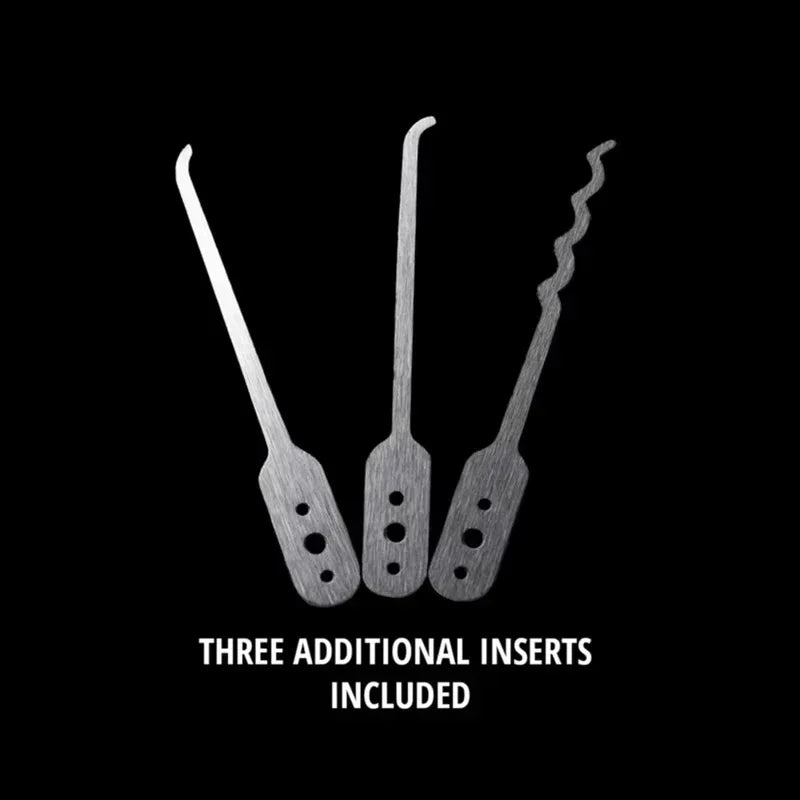 Multi-Tool Quick Flip Gravity Pick Lock Opener Stainless Steel Durable Lock Keys Multifunctional Convenient Lock Opener