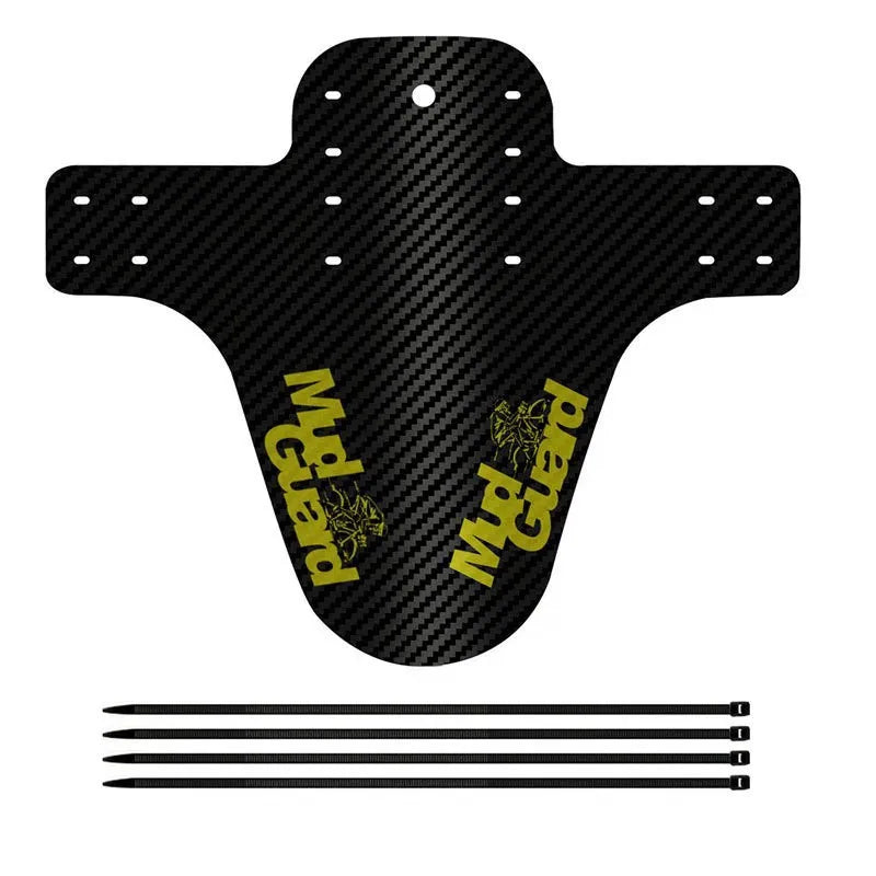 Carbon Pattern Bicycle Fender Portable Road Mountain Bike Mud Guard Bike Front Rear Wheel Mudguard Ultralight MTB Fender