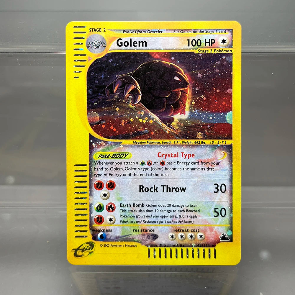 PKM Cards Charizard Steelix Celebi Single Foil Cards Magneton Gengar Classic Game Collection Cards PTCG Proxy Cards