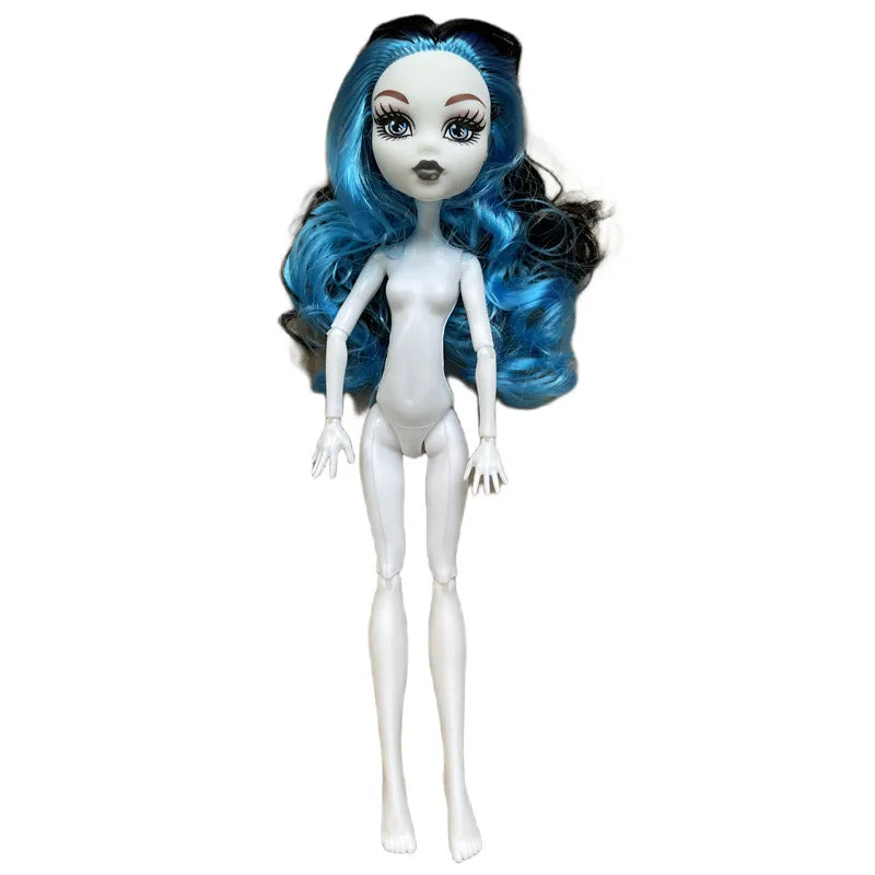 Multi-Joints Movable Doll Body Toy 23cm Doll Toy To Fit Many Heads White Green Brown Purple Monstering High Doll Body Cat heads