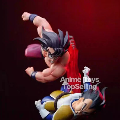 23cm/9.05in Anime Dragon Ball Z Figure Goku Vs Vegeta Figure Goku Figure PVC Vegeta Collectible Model Toys Gifts