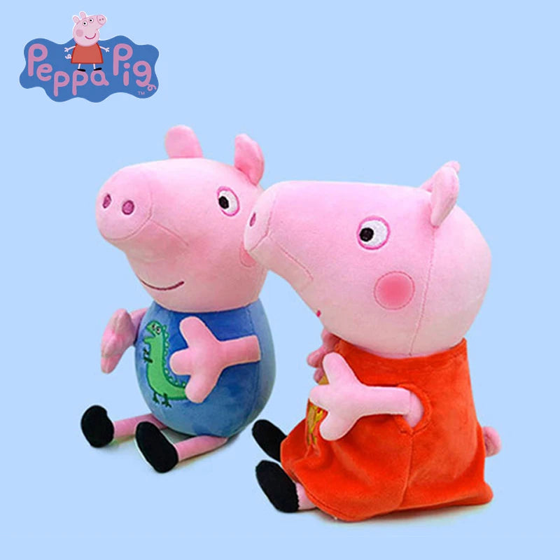 30cm Peppa Pig Plush Toys George Teddy Bear Mr Dinosaur Cute Cartoon Anime Figure Kawaii Stuffed Plush Toys Kids Christmas Gifts