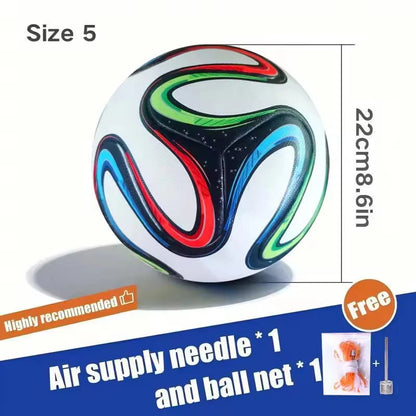 Football for Men and Women 2014 Match Size 5 Pu Adult Futebol Outdoor Sports Training Ball Professional Thickened Team Soccer